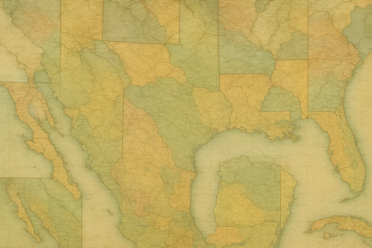 Vintage map collage wall treatment