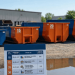 Visual guide and chart displaying different residential and commercial garbage roll off dumpster sizes with 10, 15, 20, and 30-yard containers lined up to help you choose the right fit for your project.