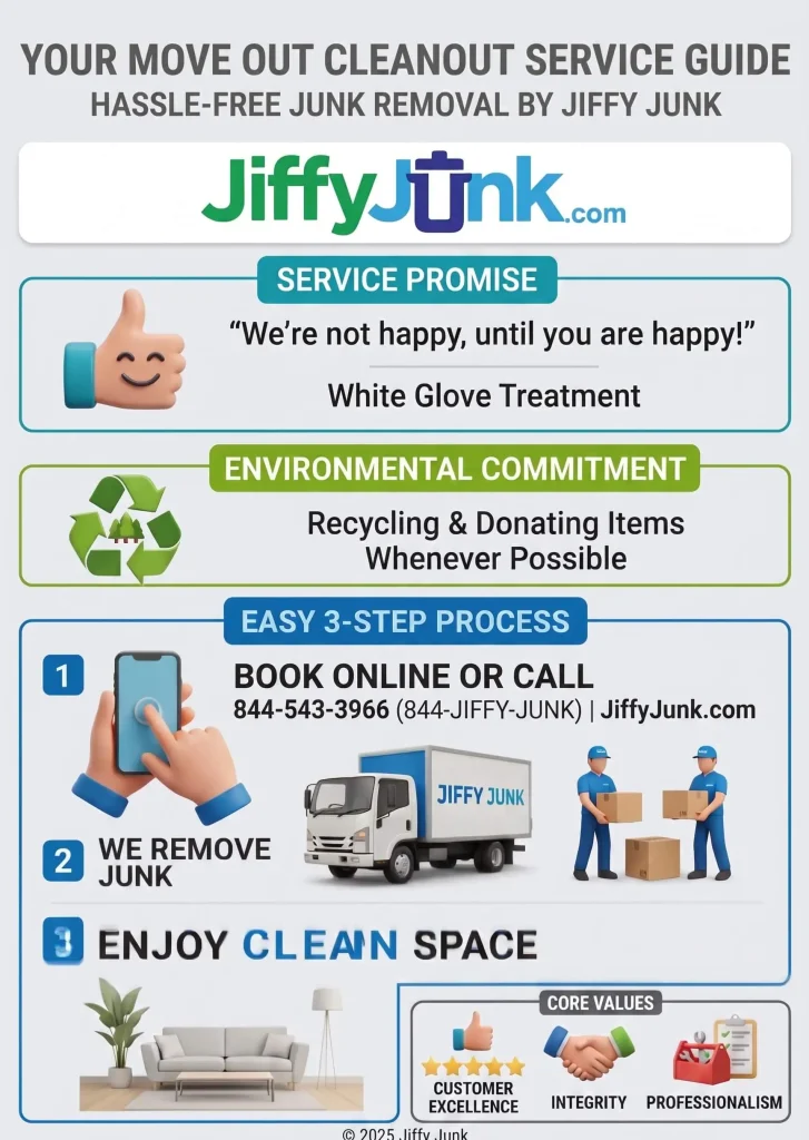 Infographic of Move Out Cleanout Service Near Me | Jiffy Junk