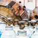 An image of pressurized gas cylinders and industrial tanks, representing hazardous materials and items that junk removal companies won’t take.