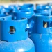 An image of propane tanks awaiting recycling and disposal, illustrating how to dispose of a propane tank safely through exchange programs and approved disposal locations.