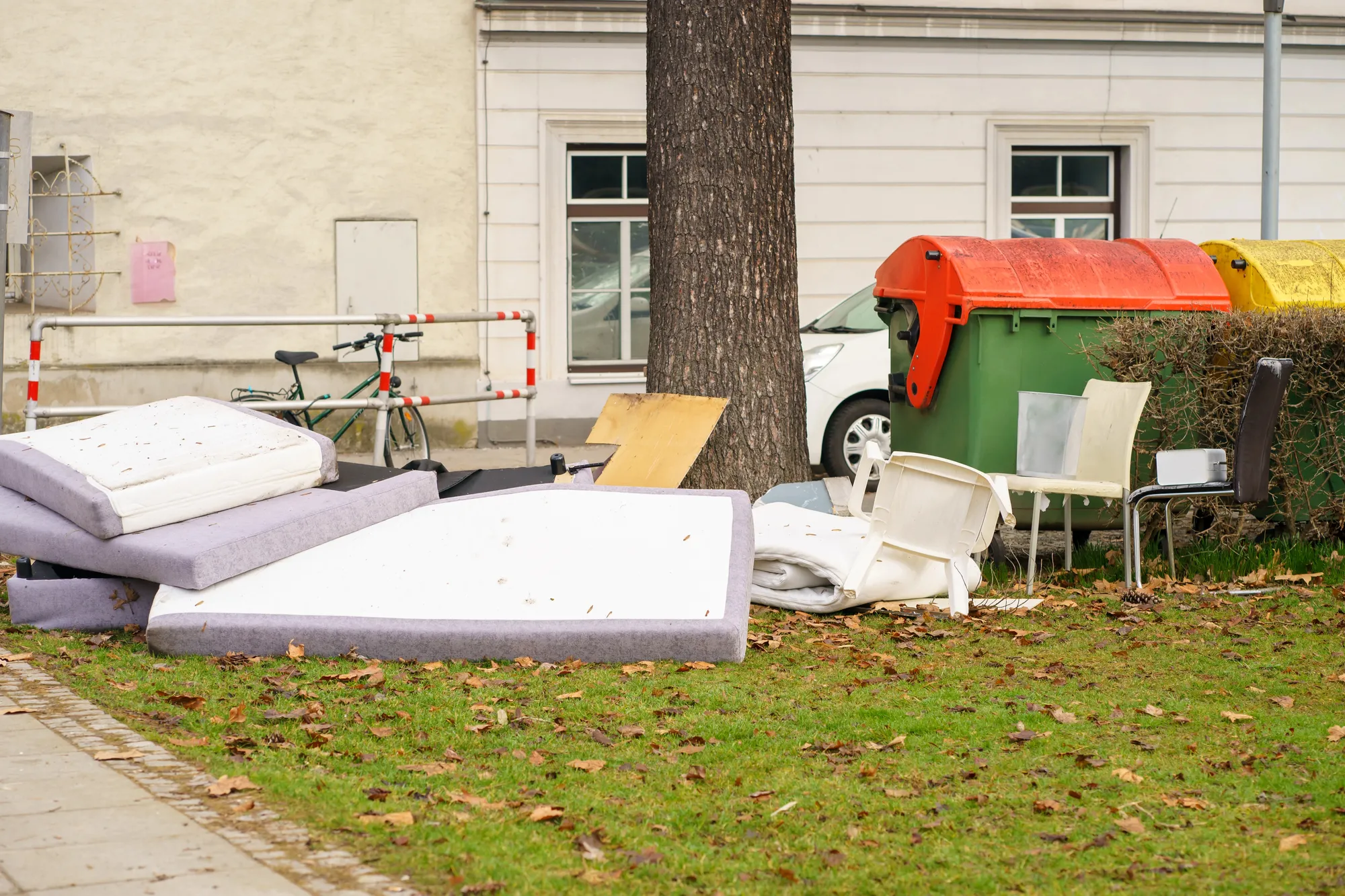 Can You Throw A Mattress In The Dumpster In Greensboro, NC? Disposal Rules, Possible Fines, Recycling, How To Get Rid Of It, And Affordable Same-Day Mattress Removal & Cost From Jiffy Junk