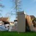 An image of curbside household junk illustrating junk removal cost in Tulsa.